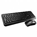 Kit Teclado e Mouse sem Fio C3Tech - K-W60BK - 1600dpi - ABNT2