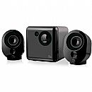Caixa de Som 2.1 Multilaser SP166 - 15W RMS - Conector P2 e energia USB
