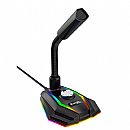 Microfone Gamer Bright - RGB - Haste Flexível - Controle de volume - USB - 0604