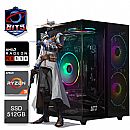 PC Gamer Bits 2025 - AMD Ryzen 3 4100, 16GB DDR4, SSD 512GB, Video Radeon RX 550 - Windows 11