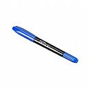 Caneta Marcador Permanente Office Basics BWP016 - 2 Pontas - Azul