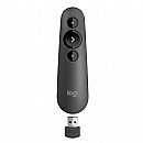 Apresentador de Slides Logitech R500S - Controle sem Fio com Laser - Receptor USB e Bluetooth - Alcance até 20m - 910-006518