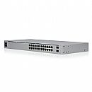 Switch 24 Portas Ubiquiti UniFi - 24 Portas Gigabit - 2 Portas SFP Gigabit - PoE+ - Gerenciável - USW-24-PoE