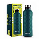 Garrafa Térmica Brasfoot Sky - 750ml - Quente ou Frio por ate 12horas - Azul Petroleo - 13095