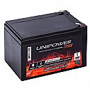 Bateria para Nobreak e Sistemas de Monitoramento e Segurança - 12V / 12Ah - Selada Estacionária - Unipower UP12120