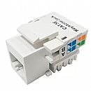 Conector RJ45 Cat 5e - Keystone - Branco - WT-2001C/W