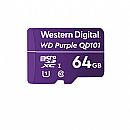 Cartão 64GB Micro SD - Classe 10 - Velocidade até 20MB/s - Western Digital Purple - 4600163