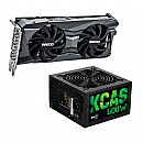 Kit PowerVGA: VGA RTX 3060 12GB + Fonte 80 Plus compativel. O kit que vai transformar o seu PC em uma máquina de jogos