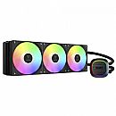Water Cooler Gamdias Aura GL360 V2 (AMD / Intel) - 360mm - Iluminação aRGB - Preto