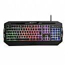 Teclado Gamer C3Tech KG-80BK - ABNT2 - Teclas Multimídia - LED Multicores - Apoio de Punho