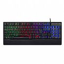 Teclado Gamer C3Tech KG-60BK - ABNT2 - Teclas Multimídia - LED Multicores - Apoio de Punho