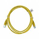 Cabo de Rede UTP (Patch Cord) RJ45 Cat 5e - 1.5 metros - Certificação Anatel - Amarelo - Seclan CY-5128-CAT5E-1.5M-YL
