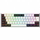 Teclado Magnético Gamer Redragon Fidd - ABNT2 - RGB - Switch Magnético Pink - Compacto 60% - Preto e Branco - K683BW-RGB