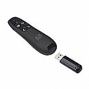 Apresentador de Slides Multilaser PS200 - Controle sem Fio com Laser - Alcance de 30 Metros - Preto - AC385