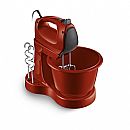 Batedeira Philips Walita Viva Collection - 127V - 400W - 5 Velocidades + Função Turbo - Capacidade 3,5 Litros - Vermelho - RI7200/41