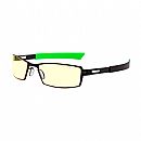 Óculos Gamer Gunnar Moba Razer Edition - Filtro de Luz Azul - Ambar Amarelo - Armação Onix - Preto e Verde - RZR-30007