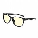 Óculos Gamer Gunnar Rush - Filtro de Luz Azul - Ambar Amarelo - Antirreflexo - Armação Onix - Preto - RUS-00101