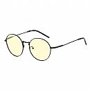 Óculos Gamer Gunnar Ellipse - Filtro de Luz Azul - Amarelo Claro - Armação Onix - ELL-00109