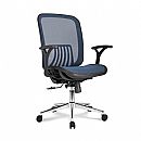 Cadeira de Escritório DT3 Celeste - Ergonômica - Assento Anatômico - Suporte Lombar - Encosto Reclinável - Azul - 11736-8