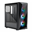 Gabinete Cooler Master CMP 520 - Vidro Temperado - 3 x Fan 120mm ARGB - ATX - Preto - CP520-KGNN-S00