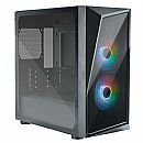 Gabinete Cooler Master CMP 320 - Vidro Temperado - 2 x Fan 120mm ARGB - Micro ATX - Preto - CP320-KGNN-S00