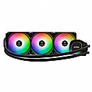 Water Cooler Gamdias Aura GL360 Lite (AMD / Intel) - 360mm - Iluminação ARGB - Preto