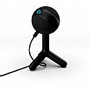 Microfone Gamer Logitech Yeti Orb - Padrão Cardioide - Condensador - Iluminação RGB - USB-C - Preto - 988-000550