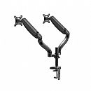 Suporte para 2 Monitores / TVs até 27" - Articulado de Mesa com pistão a Gás - Rotação, Inclinação e Giro - Padrão VESA - Arcticus SMG803