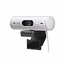 Web Câmera Logitech Brio 500 - Video Chamada e Gravações em Full HD - Microfone Duplo - Branco - 960-001426-C
