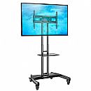 Suporte Movel Pedestal Para Tv 32" A 75" - Com Regulagem De Altura - NB-AVA1500-60-1P