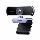 Webcam Ugreen CM678 - Full HD 1080P - 30FPS - Rotação 360° - com Microfone - USB - Cinza Webcam Ugreen CM678 - Full HD 1080P - 30FPS - Rotação 360° - com Microfone - USB - Cinza