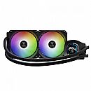 Water Cooler Gamdias Aura GL240 (AMD / Intel) - 240mm - Display Digital - ARGB - Preto Water Cooler Gamdias Aura GL240 (AMD / Intel) - 240mm - Display Digital - ARGB - Preto