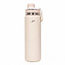Garrafa Térmica Get Trity - 500ml - Inox - Quente ou Frio - Tampa de Bico - Base Emborrachada - Creme - GET 72342 Garrafa Térmica Get Trity - 500ml - Inox - Quente ou Frio - Tampa de Bico - Base Emborrachada - Creme - GET 72342