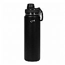 Garrafa Térmica Get Trity - 500ml - Inox - Quente ou Frio - Tampa de Bico - Base Emborrachada - Preta - 72345 Garrafa Térmica Get Trity - 500ml - Inox - Quente ou Frio - Tampa de Bico - Base Emborrachada - Preta - 72345