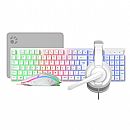 Kit Gamer Bluecase Play - Teclado + Mouse + MousePad + Headset - LED Rainbow - BGHPKM-01WBX Kit Gamer Bluecase Play - Teclado + Mouse + MousePad + Headset - LED Rainbow - BGHPKM-01WBX