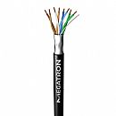Cabo de Rede FTP Cat 5e - Blindado - 100 metros - 4 Pares - Preto - Megatron 36602 Cabo de Rede FTP Cat 5e - Blindado - 100 metros - 4 Pares - Preto - Megatron 36602