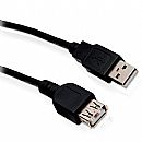 Cabo Extensor USB 2.0 - 3 metros (A macho / A fêmea)