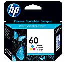 Cartucho HP 60 Colorido - CC643WB - Para HP Deskjet D1660 / D2530 / D2545 / D2560 / D2660 / F4280 / F4480 / Photosmart C4680 / C4780