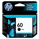 Cartucho HP 60 Preto - CC640WB - Para HP Deskjet D1660 / D2530 / D2545 / D2560 / D2660 / F4280 / F4480 / Photosmart C4680 / C4780