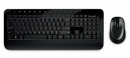 Kit Teclado e Mouse sem Fio Microsoft Desktop 2000 - BlueTrack Technology® - M7J-00021