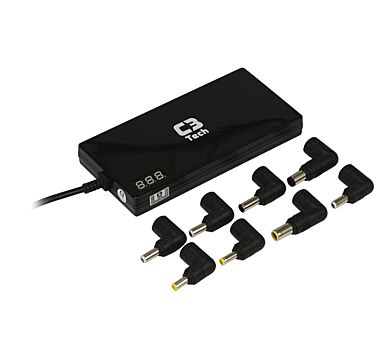 Fonte Universal para Notebook 90W C3Tech NB-90T- 12V e 24V - Pontas Intercambiáveis