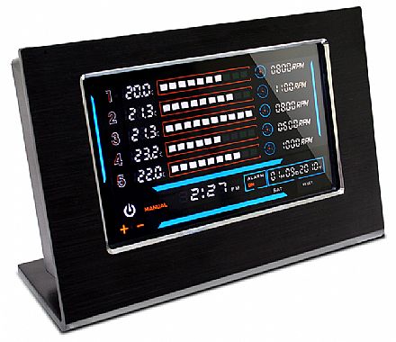 Painel Multicontrolador de Fan NZXT Sentry LXE - LCD Colorido - ACC-NT-SEN-LXE-TS