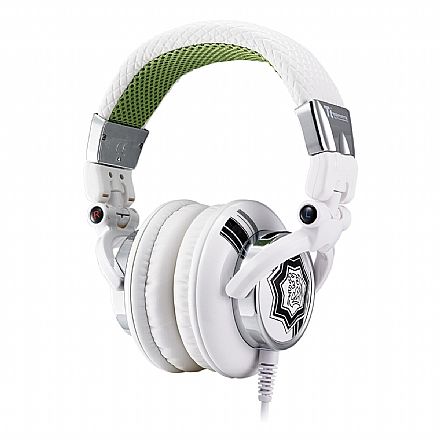 Fone de Ouvido Thermaltake TT eSports Dracco White - Driver 50mm - Conector 3.5mm - HT-DRA007OEWH