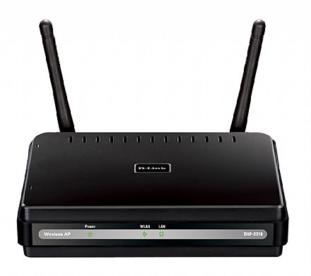 Access Point D-Link DAP-2310 - AirPremier® N300 - PoE - 2.4GHz - 2 Antenas de 2dBi - Alta Potência