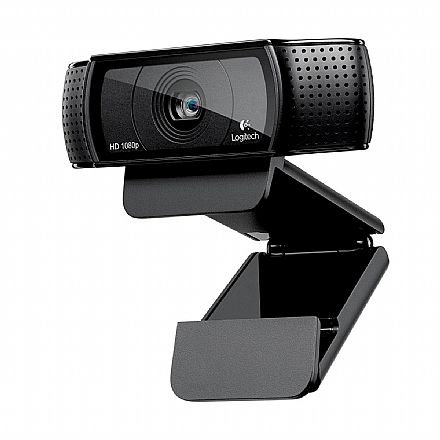 Web Câmera Logitech C920 HD Pro - 15 Megapixels - Video Chamada em Full HD - áudio estéreo