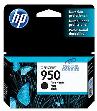 Cartucho HP 950 Preto - CN049AL / CN049AB - Para HP 251DW, 276DW, N811, 8600, 8600Plus, 8610, 8620