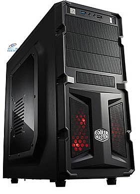 Gabinete Cooler Master K350 - USB 3.0 - LED Vermelho - RC-K350-KWN1