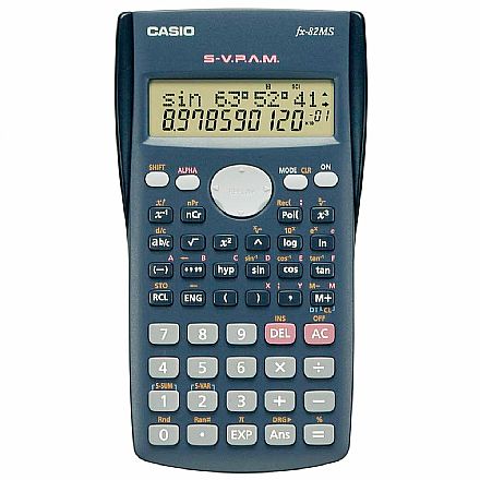 Calculadora Científica Casio - 12 dígitos - S-V.P.A.M - 240 Funções - Exibição em Matriz - FX-82MS