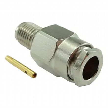 Conector SMA Fêmea para RGC 58 - Para Extensão