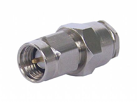 Conector SMA Macho RGC 58 com Pino Macho - Para PigTail